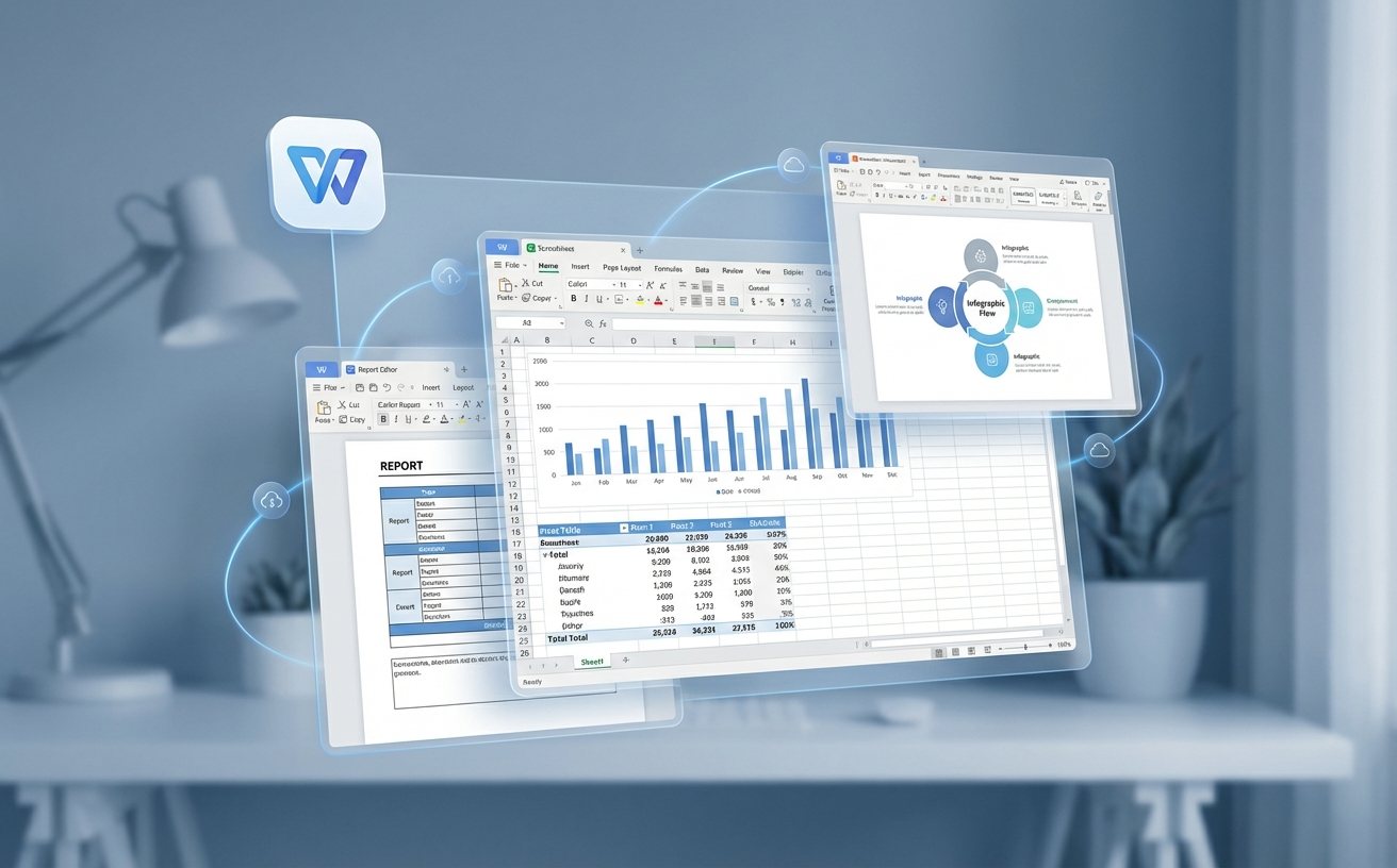 WPS 系统资源占用与性能优化数据图表